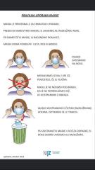 Pravilna uporaba maske